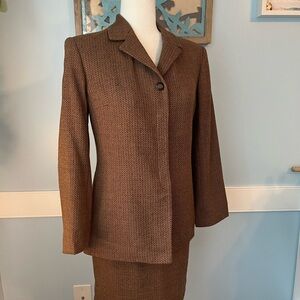 Rena Rowan Brown Herringbone Set